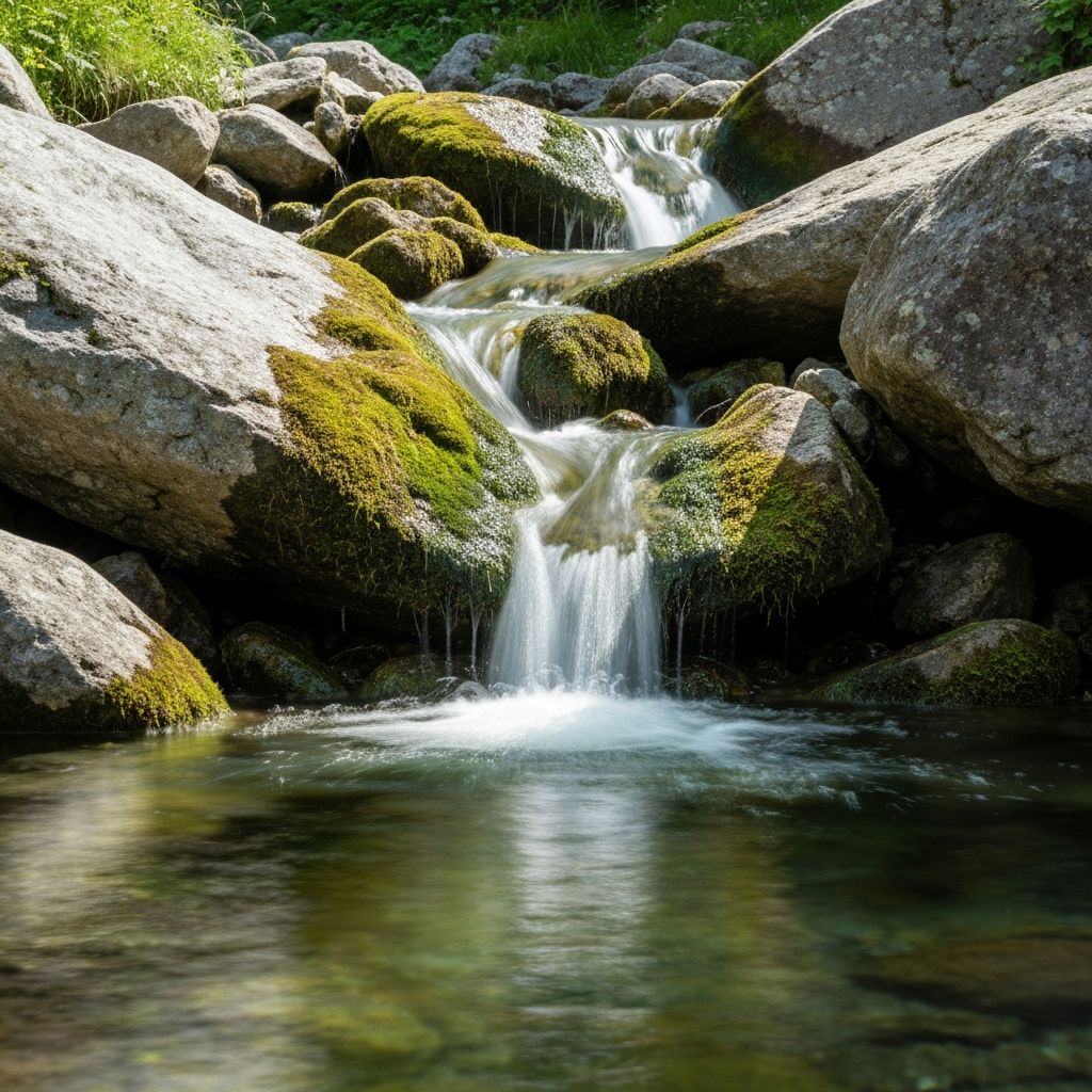 Schweizer Bergquelle